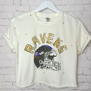 Baltimore Ravens Crop Tee
